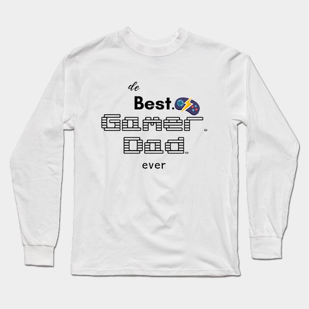 The best Gamer Dad ever T shirt Long Sleeve T-Shirt by Pattycool